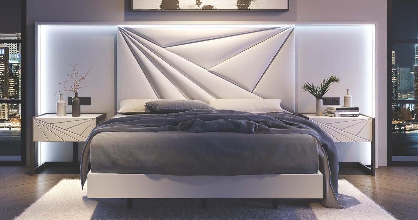foto de camas modernas lacadas