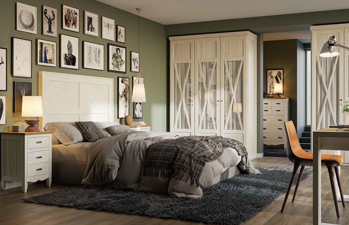 foto de muebles con cama abatible