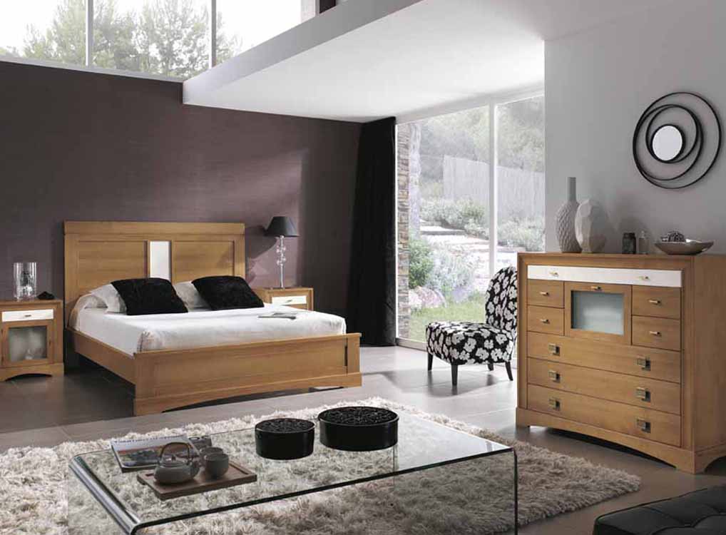 foto de dormitorios madera maciza