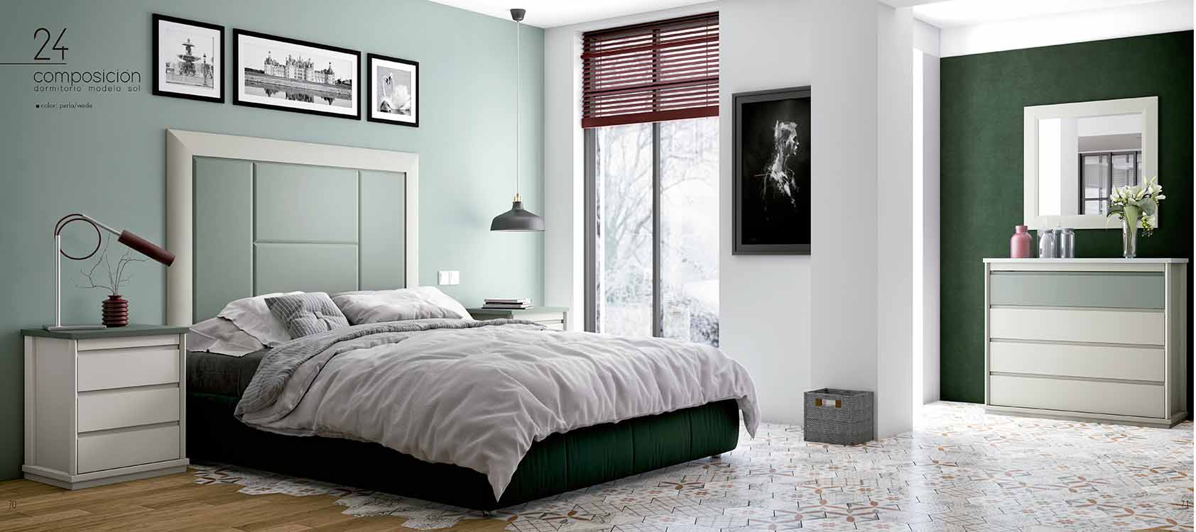 http://www.munozmuebles.net/nueva/catalogo/dormitorios-clasicos.html - Fotos con 
muebles de color decapado