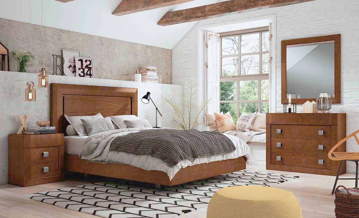 http://www.munozmuebles.net/nueva/catalogo/dormitorios-clasicos.html - Fotografía 
con muebles de madera de avellano