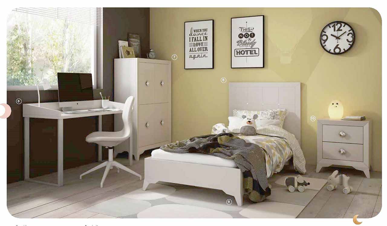 http://www.munozmuebles.net/nueva/catalogo/juveniles-modulares.html - Fotos con 
muebles de color arcilla