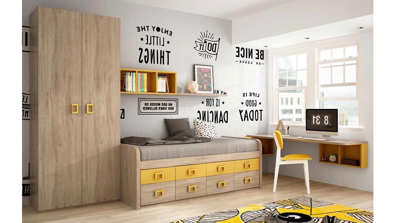 foto 
de literas para tres