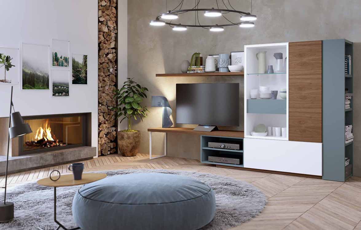 foto de mueble saln tv