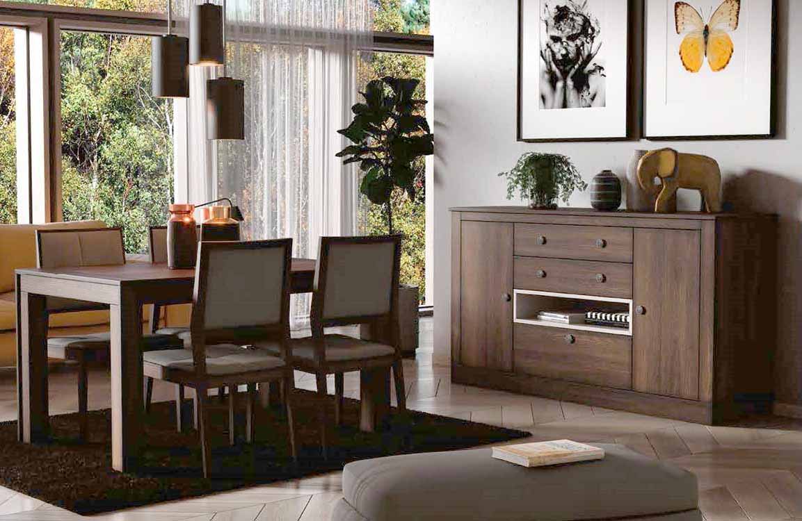 foto de muebles forja y madera