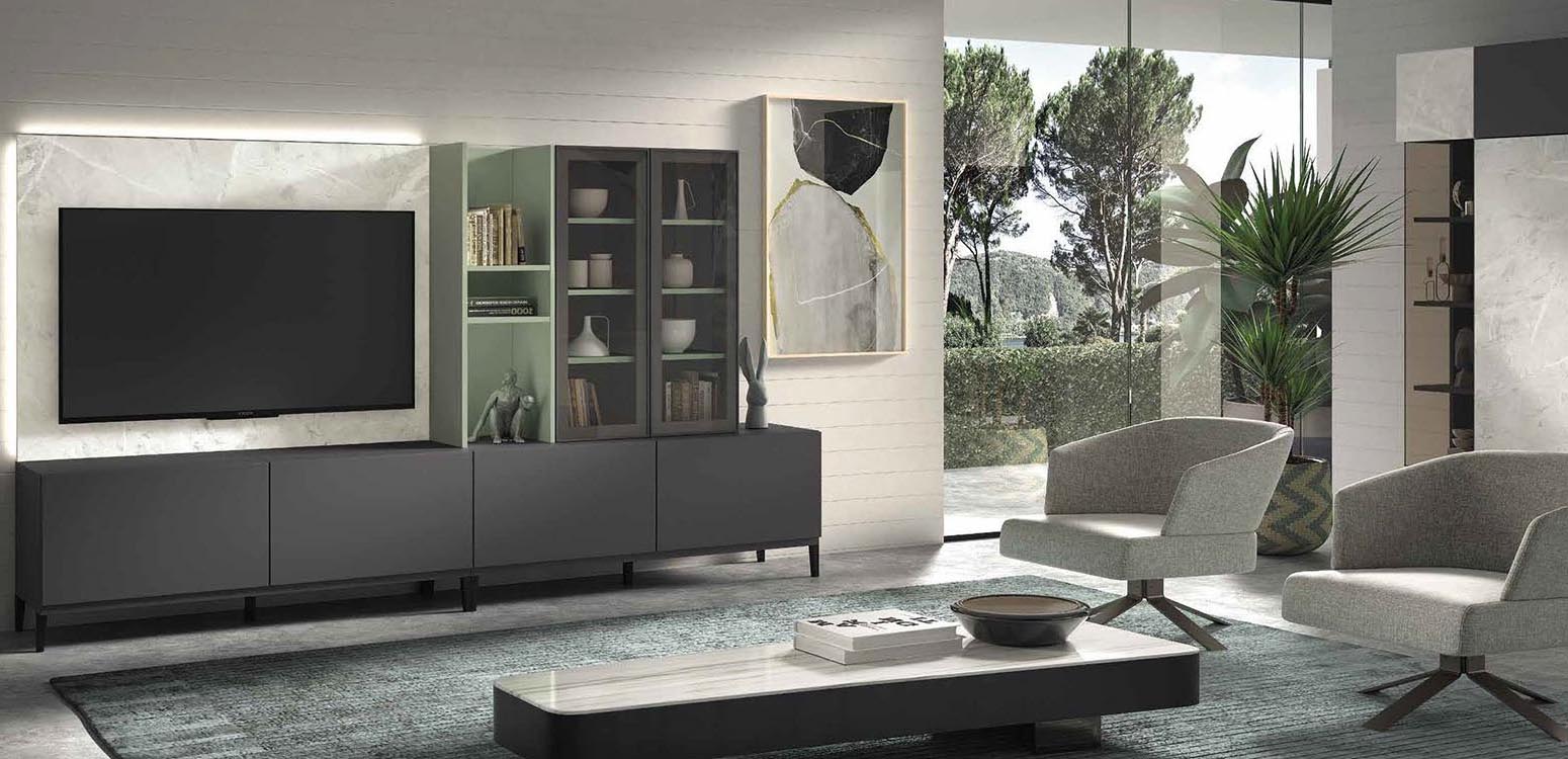 foto de muebles modulares saln