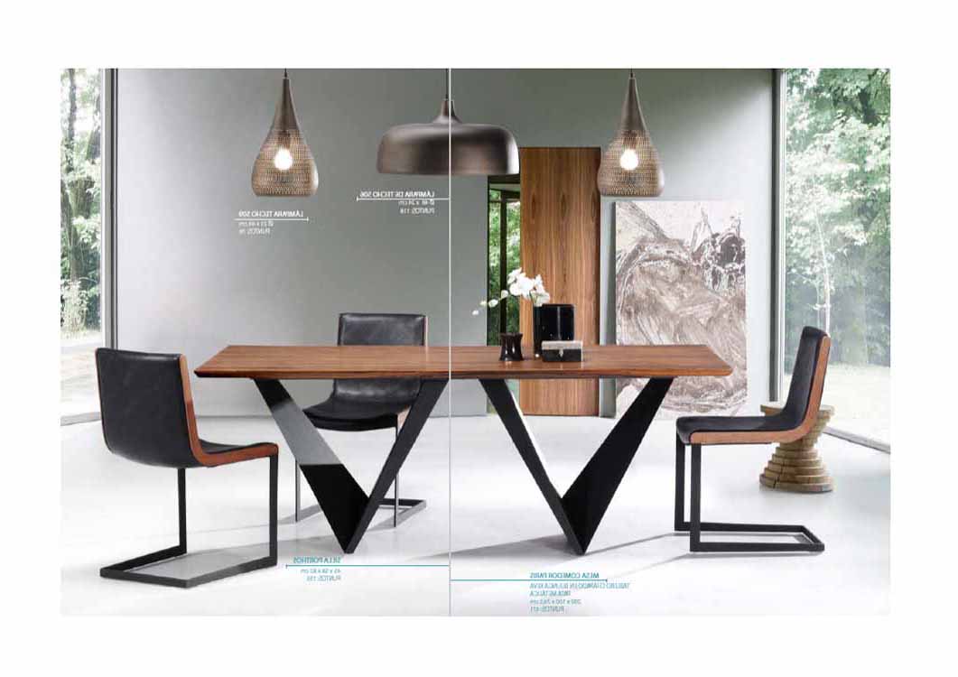 foto de sillas modernas comedor