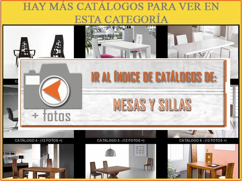 catalogos de mesas y sillas