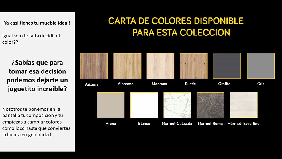 Colores para este cat�logo