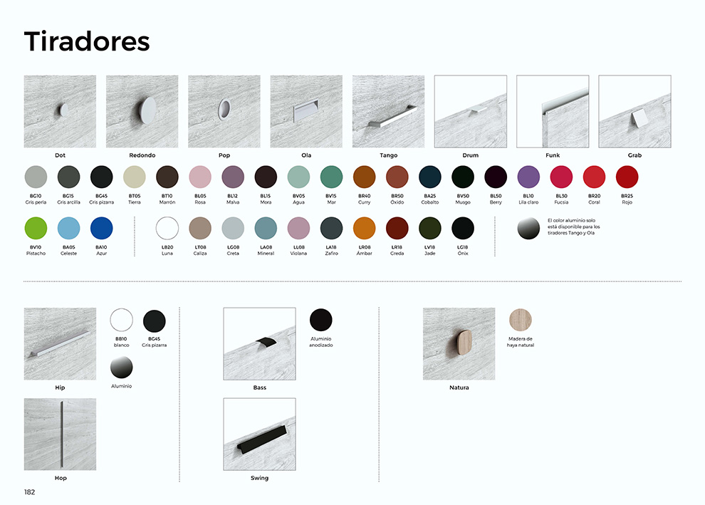 Colores para este cat�logo