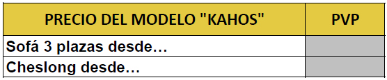 precios