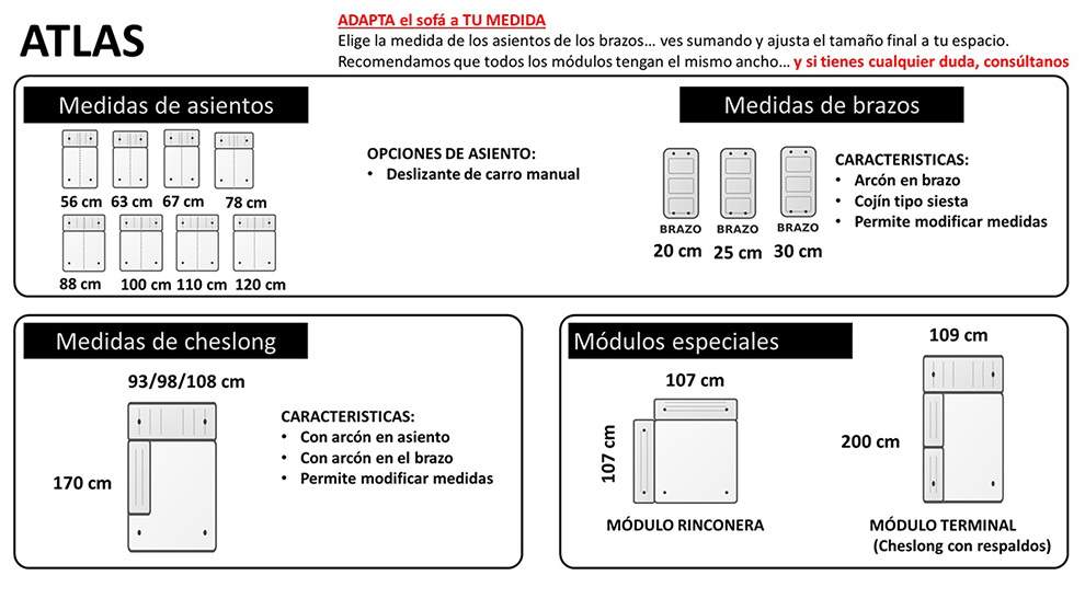Caracter�sticas para este cat�logo