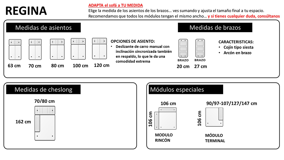 Características para este catálogo